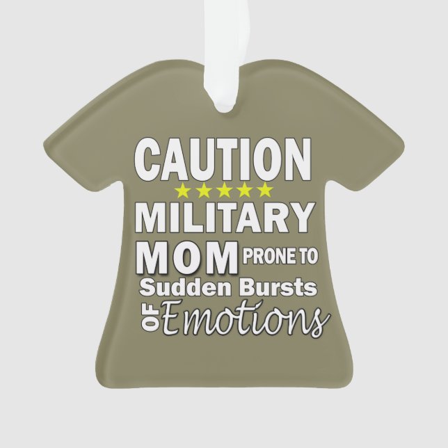 Military Mum Ornament (Front)