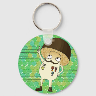 Military mushroom key ring