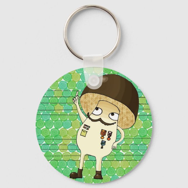 Military mushroom key ring (Front)
