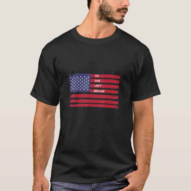 Military No One Left Behind T-Shirt (Front)
