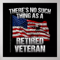 Military - No Such Thing as Retired Veteran