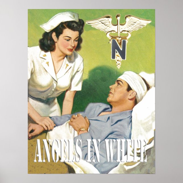 Military Nurses - Angels In White Poster (Front)