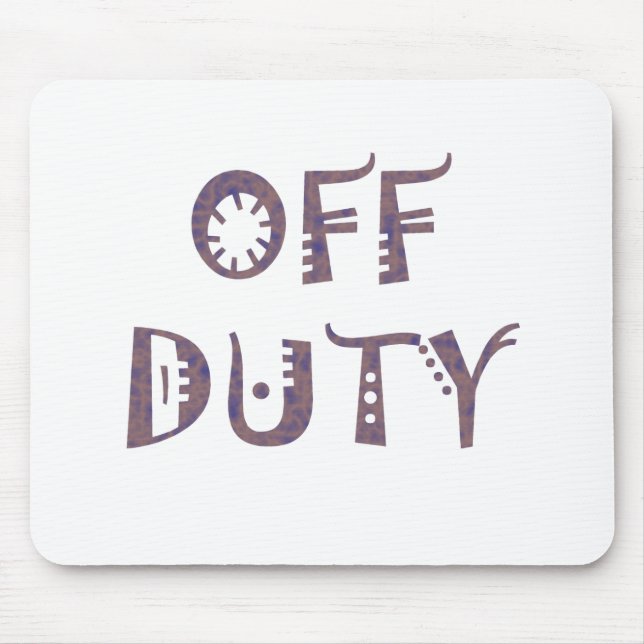 military Off Duty Black white yellow nice grey Mouse Mat (Front)