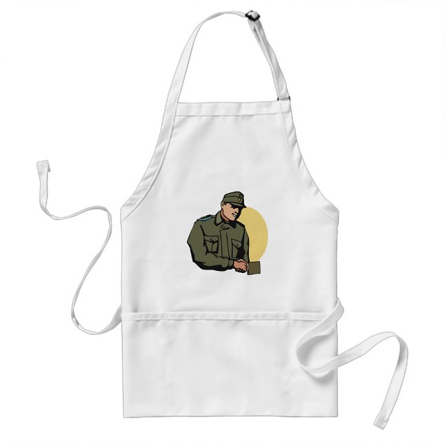 Military Officer Retro Army Soldier  Standard Apron (Creator Uploaded)