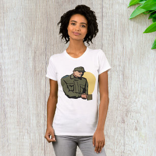 Military Officer Retro Army Soldier T-Shirt