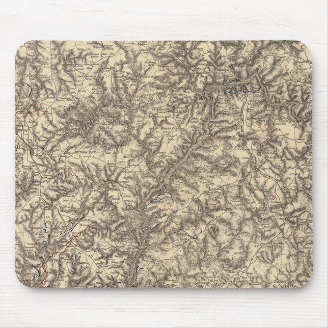 Military Operations of the Atlanta Campaign 2 Mouse Mat (Front)