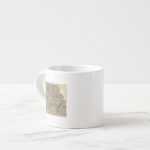Military Operations of the Atlanta Campaign 3 Espresso Cup