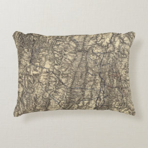 Military Operations of the Atlanta Campaign Decorative Cushion