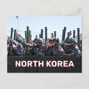 Military Parade In North Korea Postcard