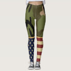 Military Patriotic American Flag Camo