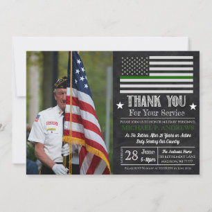 Military Personnel Retirement Invitation