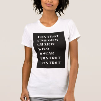Military Phonetic Alphabet Statement T-Shirt
