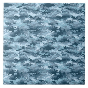 military pixelated camouflage pattern tile