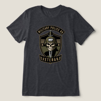 Military Police K9 Veteran Tactical Dog Tri-Blend Shirt