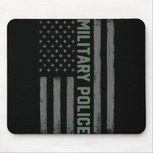 Military Police Shirt American Flag _ Proud Usa Ve Mouse Mat