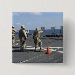 Military policemen train with the Berretta M9 15 Cm Square Badge