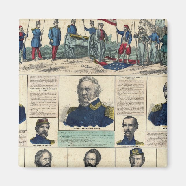 Military Portraits Magnet (Front)