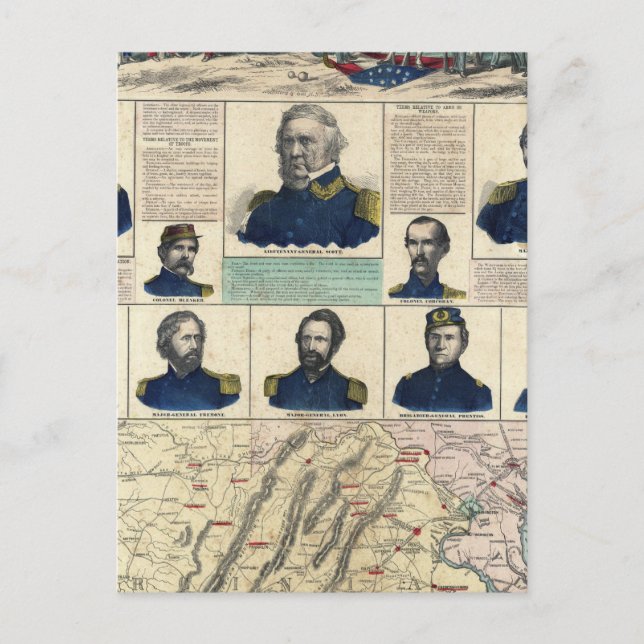 Military Portraits Postcard (Front)