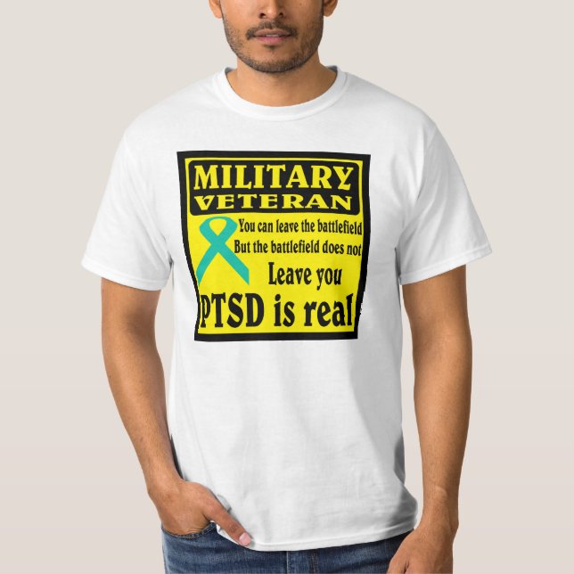 Military , PTSD. T-Shirt (Front)