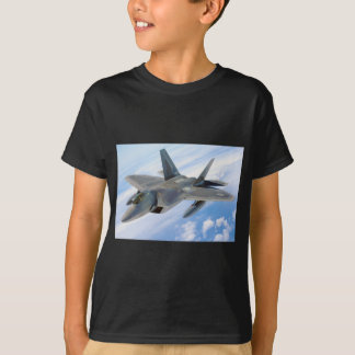military raptor aeroplane fighter T-Shirt