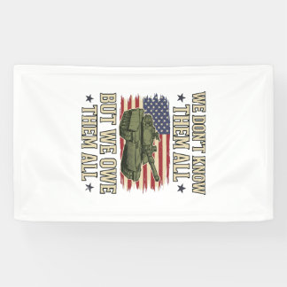 Military Remembrance Tank Patriotic Shirt Design_1 Banner