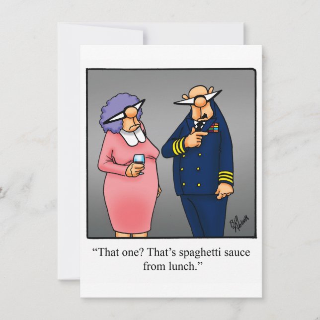 Military Retirement Humour Party Invitations (Front)