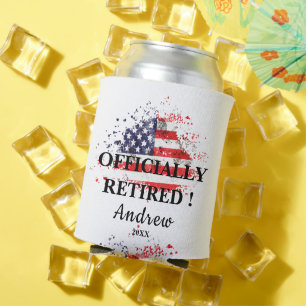 Military Retirement Party  Can Cooler