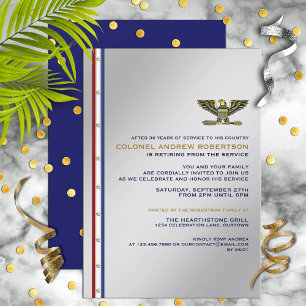 Military Retirement Party Invitation