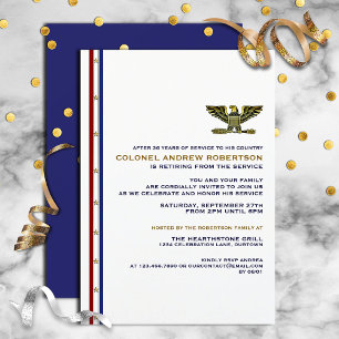 Military Retirement Party Invitation