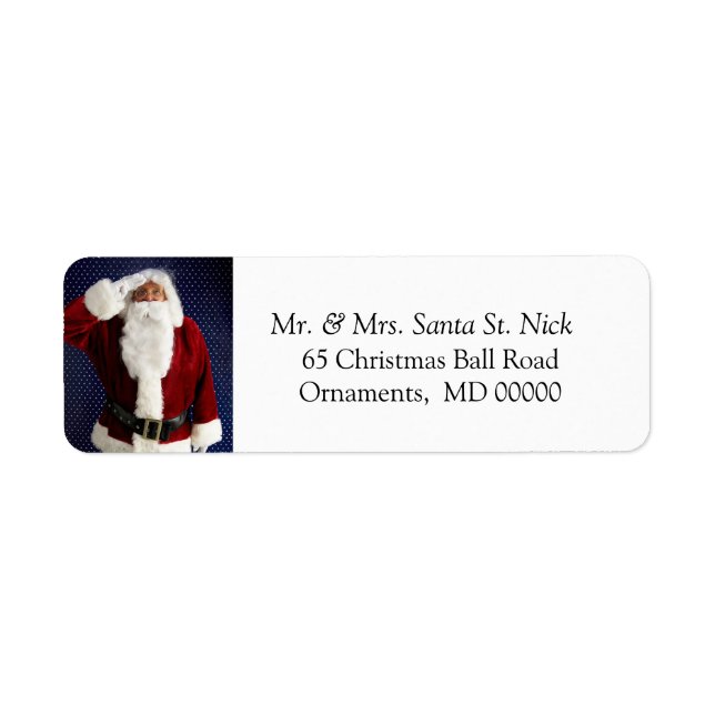 Military Santa Claus Custom Holiday Greeting Card (Front)