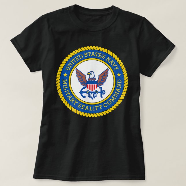 Military Sealift Command (MSC)  T-Shirt (Design Front)