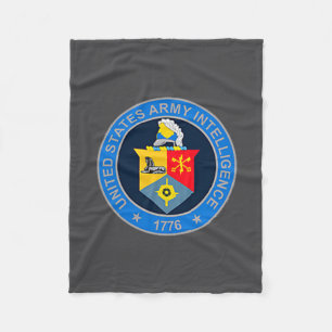 Military Security Agency Intelligence Corps Vetera Fleece Blanket