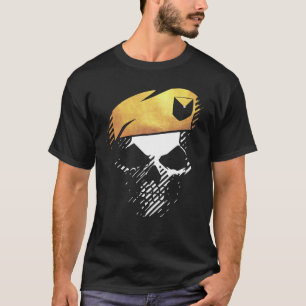 Military Skull Tactical Soldier Beret Design T-Shirt