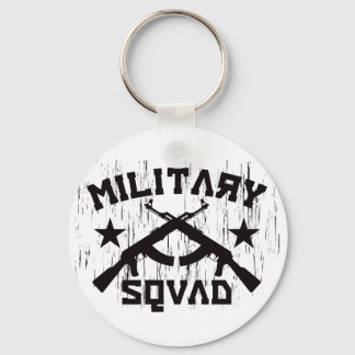 Military Squad AK47 - Black Key Ring