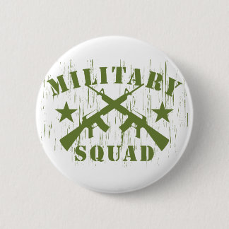 Military Squad M16 - Green 6 Cm Round Badge