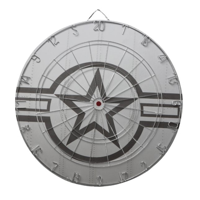 Military Star Metal Cage Dartboard (Front)