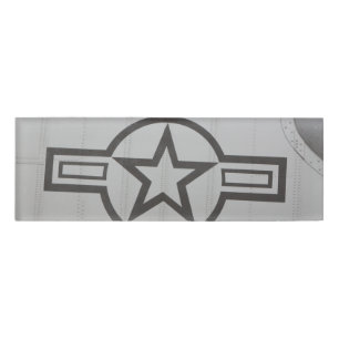 Military Star Name Tag