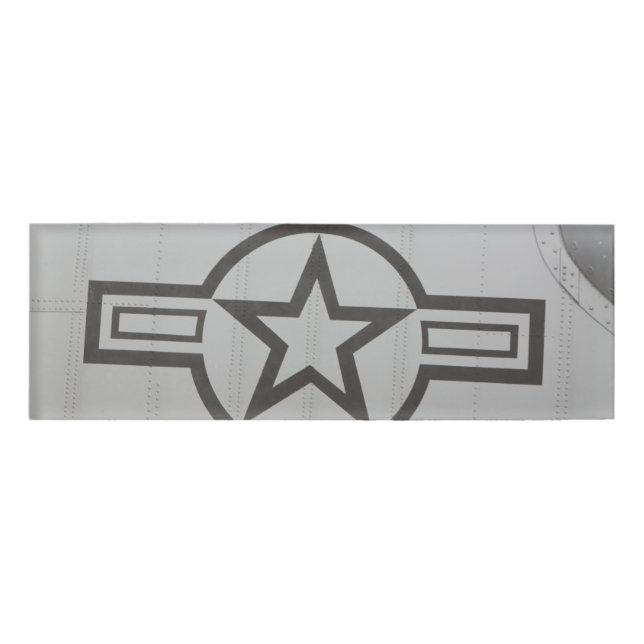 Military Star Name Tag (Front)