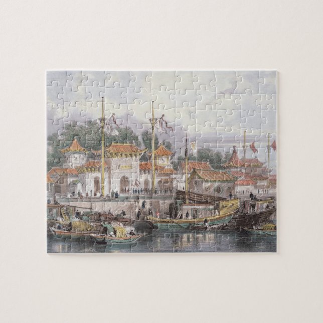 Military Station of the Chinese near the City of C Jigsaw Puzzle (Horizontal)