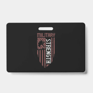 Military Stength ID Badge