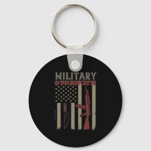 Military Strength Key Ring