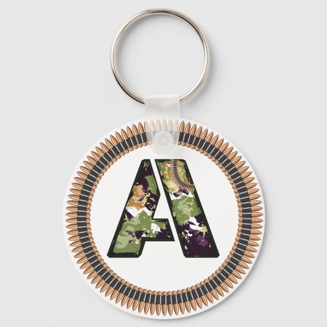 Military Style Letter Of A Key Ring (Front)