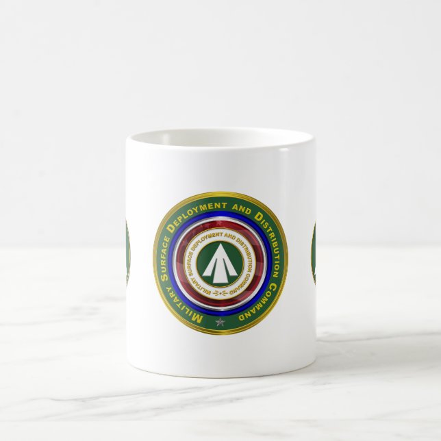 Military Surface Deployment Distribution Command Magic Mug (Center)
