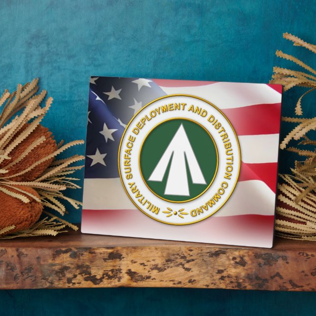 Military Surface Deployment Distribution Command   Plaque (Side)