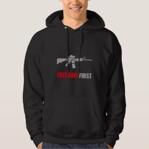 Military Survival Rifle Design Hoodie