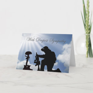 Military Sympathy Card