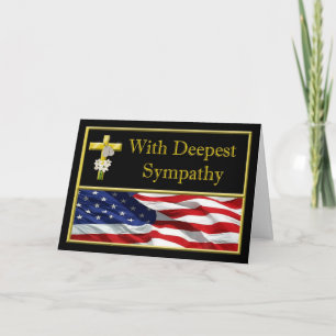 Military Sympathy Card