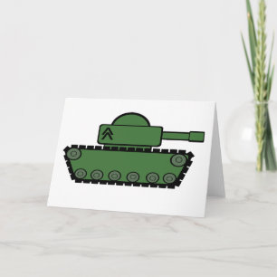 Military Tank Card