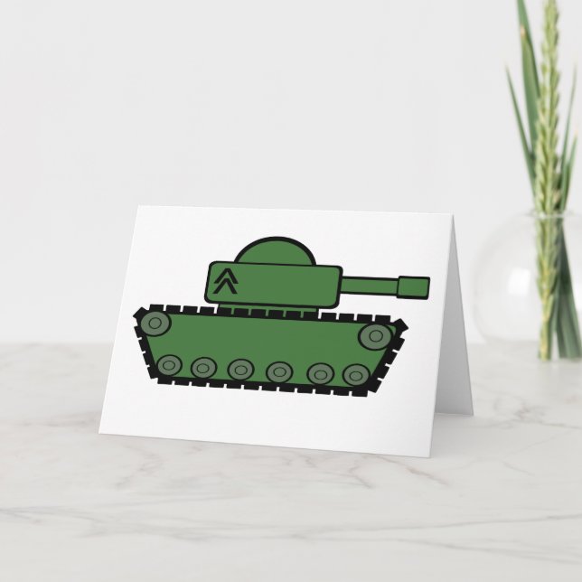 Military Tank Card (Front)