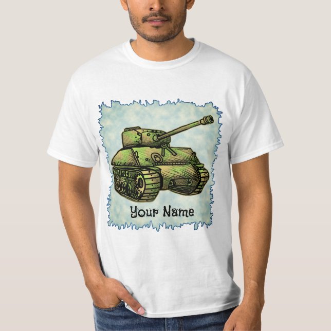 Military Tank t-shirt (Front)